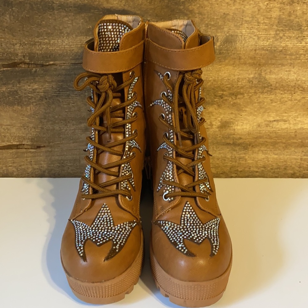 Kingsley Rhinestone Boots View 3